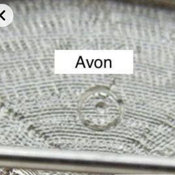 Vintage Avon Signed Marcasite & Enamel Brooch - Picture 4 of 4